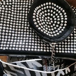 Rhinestone sling Bag You Can Use This As a Handbag