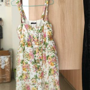 Floral Dress (removable straps)