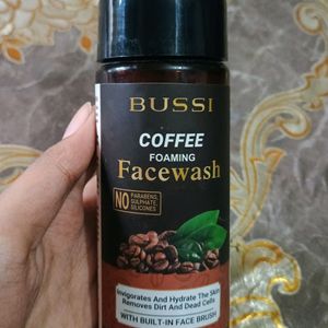 Bussi Coffee Brightening Foaming With Silicon Face