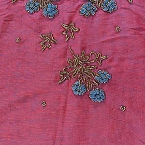 Maroon Embroidery Kurti