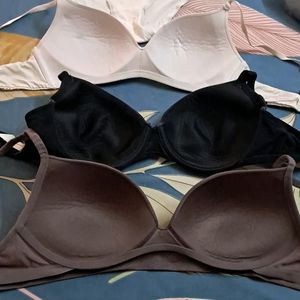 Combo Of Four Imported Fabric Bra N Panty