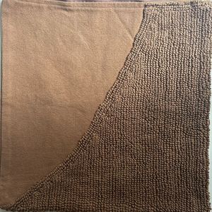 45x45 Brown Cotton Cushion Cover