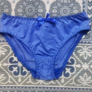 Blue Silk Panty