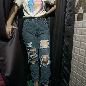 Zara Ripped Jeans