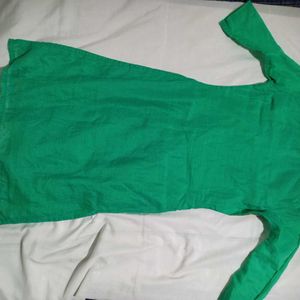 Green Churidar Top