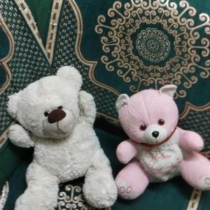 New Teddy 🧸 Pink And White 🆕 Soft Toys