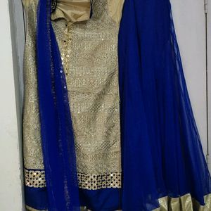 Choli With Long Kurta