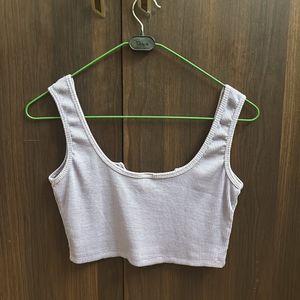 Lavender Crop Top