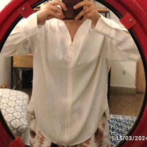 V Neck Korean Tops