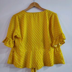 Polyester yellow Top(Women)