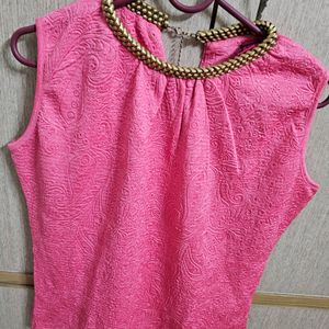 Pink Party Wear New Top