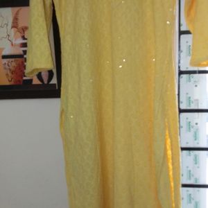 Women's Yellow Kurti