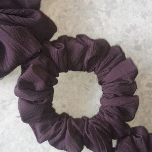 Purple Scrunchies