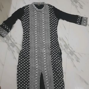 Black Kurthi Set