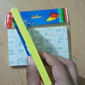 Sticky Notes , 2 Packets , 2x100 Sheets , Size- 3 in x 5 in