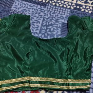 Dark Green 💚 Saree