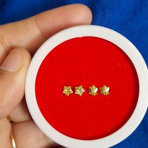 Beautiful New 2 Pairs Studs