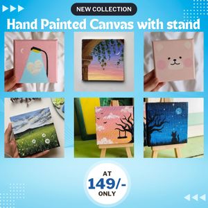 📌@149/- Only , Mini Canvas Painting