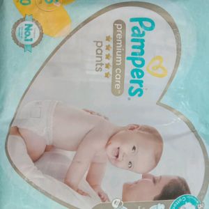 Totally New!!! Pampers Premium Care Pants. Size- Small. For 4-8 Kg Babies.