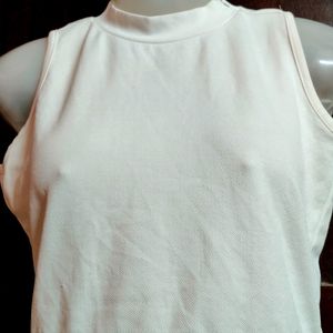 Snowy White Crop Top