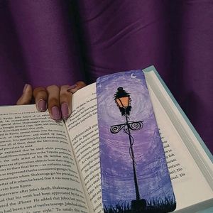 Purple Themed Street Light Bookmark ✨️💫