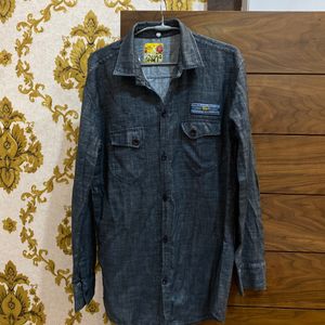 AMERICAN EAGLE: BLACK GREY VINTAGE SHIRT MEN