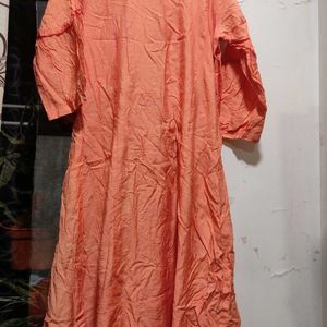 A Coral Color Kurta