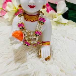 Laddu Gopal Jewellery Lotus Design