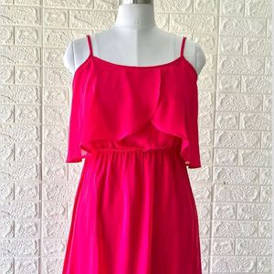 Imported Rose Pink Beautiful Dress