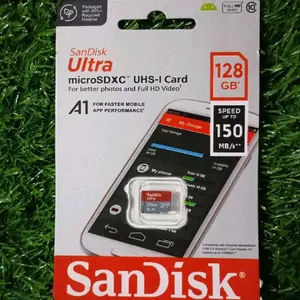 New 128 Gb Sandisk Memory Card Fix Rate