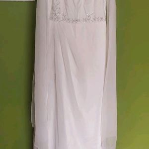 Amazing Off White Long Gown/New With Tag