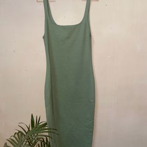 Olive Green Bodycon Dress