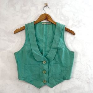 Mint Green Y2k Style Vest (Women)