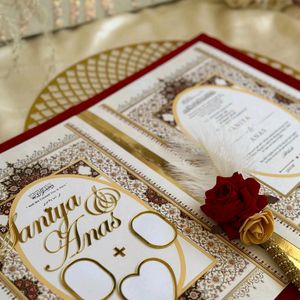 Nikah Nama Booklet Wedding Customized