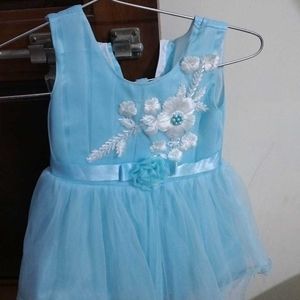 Sky Blue Frock