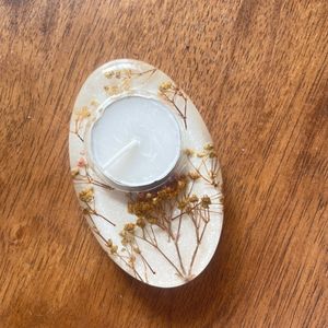 Baby’s Breath Flower Tea Light Holder