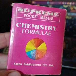 Pocket Chemestry Formula Book