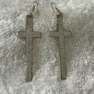 Cross Western Earrings