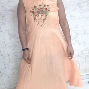 Cotton Kurti With Daily Wear And Anarkali Shape