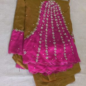 Kundan Work Tikli Saree