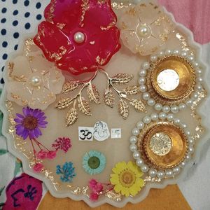 New Resin Pooja Thali