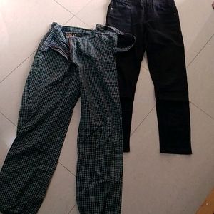 Two Comfortable Trousers Combo For Women