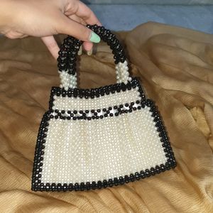 Pearl Beaded Fancy Handbag