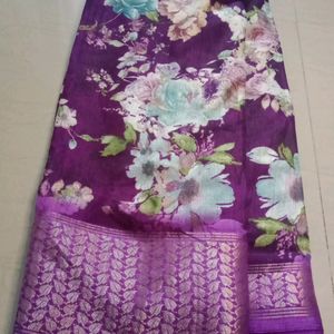 Exclusive Fancy Saree With Running Blouse