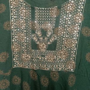 Bottle Green Kurta Xl