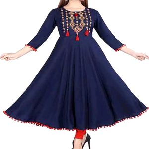 Kurti Gown -3pcs