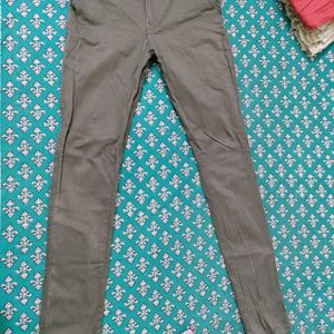 Olive Colour Pants