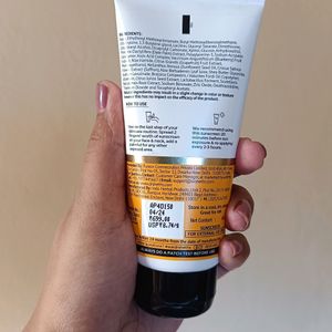 Dr. Sheth's Kesar & Kojic Acid sunscreen spf 50