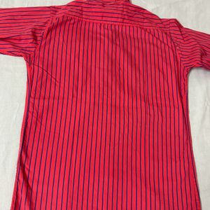 Striped Red And Blue Shirt For Men