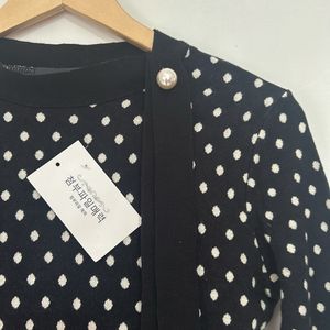 Korean Polka Dot Sweater